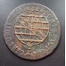 Moeda Brasil XL reis 1816 Bahia Cobre Dom João Principe Regente