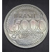 Moeda Brasil 5000 cruzeiros 1992 Tiradentes Soberba