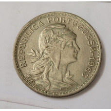 Moeda de Portugal 50 centavos 1963 soberba