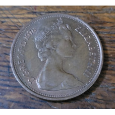 Moeda da Inglaterra 2 pence 1978 Rainha Elizabeth II