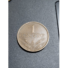 Moeda de Portugal 1 escudo 1973