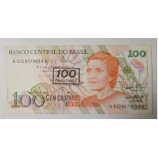 Cédula Brasil 100 cruzeiros C211 Soberba