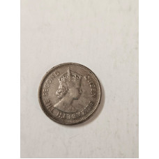 Moeda East Caribean 10 cents 1965 Rainha Elizabeth II