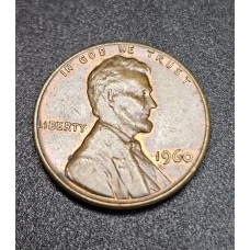 Moeda dos Estados unidos 1 cent 1960