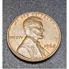 Moeda dos Estados unidos 1 cent 1962