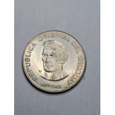 Moeda do Uruguai 100 pesos 1973 KM59