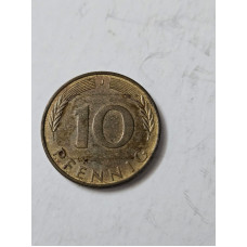 Moeda da Alemanha 10 pfenning 1971 