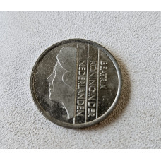 Moeda da Holanda 25 cents 1987