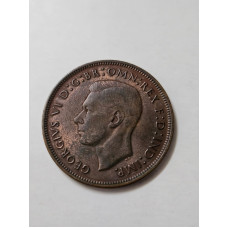 Moeda da Inglaterra 1 penny 1940 