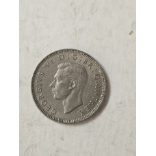 Moeda da Inglaterra 1 shilling 1947 