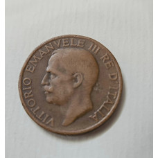 Moeda da Itália 10 centimes 1921 Victorio Emanuel 