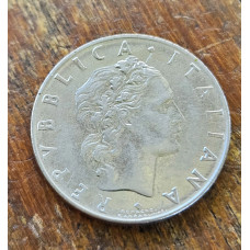 Moeda da Itália 50 liras 1967 