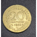 Moeda da França 20 centimes 1988 