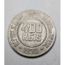 Moeda Brasil 400 réis 1930 MBC