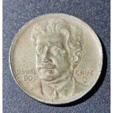 Moeda Brasil 400 reis 1936 Oswaldo Cruz MBC