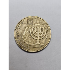 Moeda de Israel 10 agorot 1992 