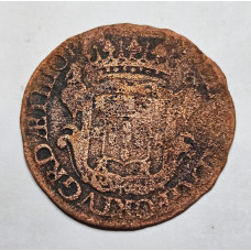 C017 Moeda brasil colonia XX reis 1699 PPPP 