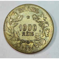V134 Moeda Brasil 1000 réis 1931 republica MBC+
