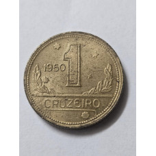Moeda Brasil republica 1 cruzeiro 1950 Soberba-FC