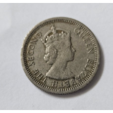 Moeda British Caribbean territories 10 cents 1959