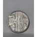 Moeda da Inglaterra 5 pence escudo britânico Rainha Elizabeth II