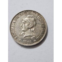 Moeda de 2.000 Réis do Brasil - 1911 - Prata - República
