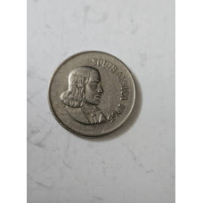 Moeda de 10 Cents da África do Sul - 1965 - Jan van Riebeeck