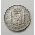 Moeda Antiga Espanha 2 Pesetas 1882 - Alfonso XII - Prata - Rara