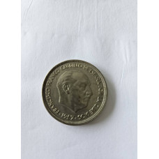 Moeda da Espanha 50 Pesetas 1957 - Francisco Franco