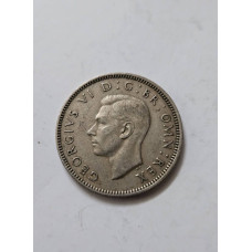 Moeda Inglaterra 1 Shilling 1947 - Rei George VI
