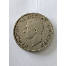 Moeda Inglaterra 2 Shillings 1949 - Rei George VI