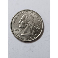 Moeda de 25 Centavos de Dólar (Quarter Dollar) de Nova York 2001 - Série 50 State Quarters