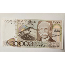 Cédula de 10.000 Cruzeiros (1985) -  com Asterisco Flor de Estampa (FE) C170a