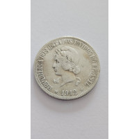 Moeda Brasil republica 1000 réis 1912 X gramas