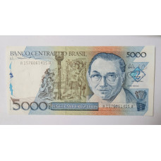 Cédula Brasil 5 Mil Cruzados - Candido Portinari - FE - C195