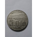 Moeda Brasil 5000 reis 1938 prata Santos Dumont MBC