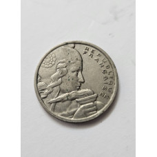 Moeda de 100 Francos da França de 1954