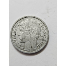 Moeda de 2 Francos da França de 1958