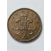 Moeda 2 New Pence Inglaterra 1976 - Rainha Elizabeth II
