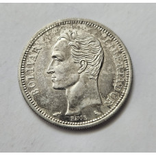 Moeda 1 Bolívar 1960 Venezuela - Prata Soberba