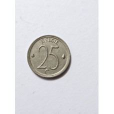 Moeda 25 Centimes Bélgica 1966