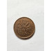 Moeda 1 Cent Canadá 1997 - Rainha Elizabeth II (Folha de Bordo)