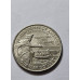 Moeda USA Quarter dollar 25 Centavos George Washington 2021 - Crossing the Delaware