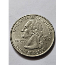 Quarter Dólar EUA 2004 Michigan - Moeda Comemorativa Lagos