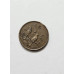 Moeda 1 Cent África do Sul 1975 - Brasão e Pássaros - Coleção Numismática