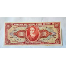 Cédula Brasil 100 cruzeiros C095 SFE