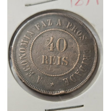 Moeda Brasil republica 40 réis 1897 Mbc