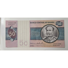 Cédula Brasil 50 cruzeiros C143a asterisco FE
