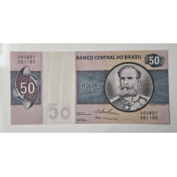 Cédula Brasil 50 cruzeiros C143 FE Marechal Deodoro