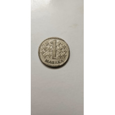 Moeda da Finlândia 1 markka 1967 prata